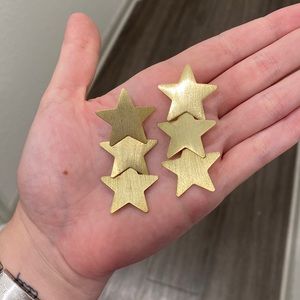 Gold Star Earrings